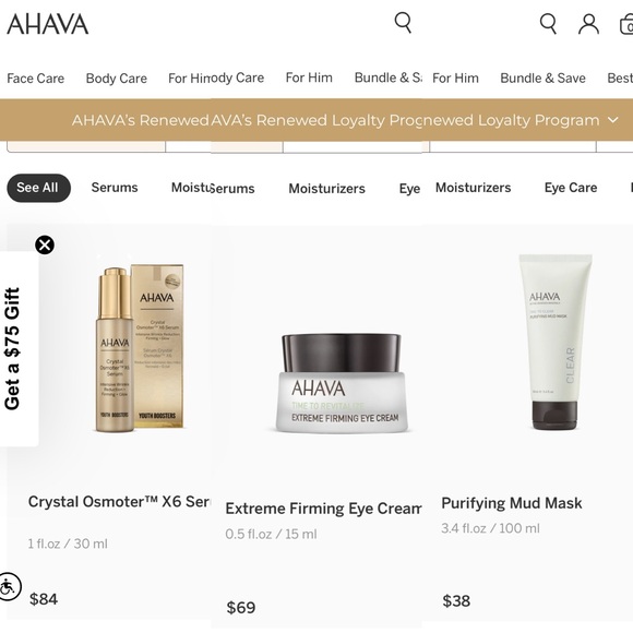❌AHAVA Dead Sea face serum mud mask and eye cream trio bundle retails $191 - Picture 8 of 8